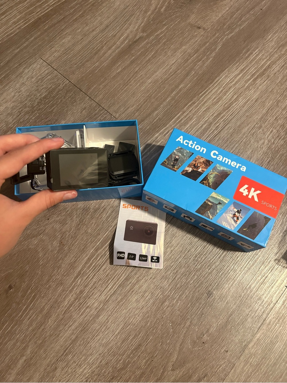 4K Action Camera - Black - Generic Sports Camera